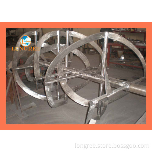 Plastic Food Chemical Powder Ribbon Mixer